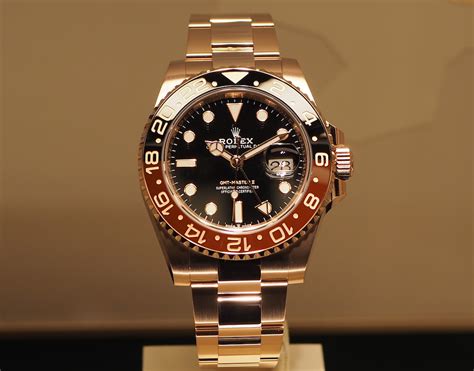 rolex gmt gold brown|Rolex gmt everose gold.